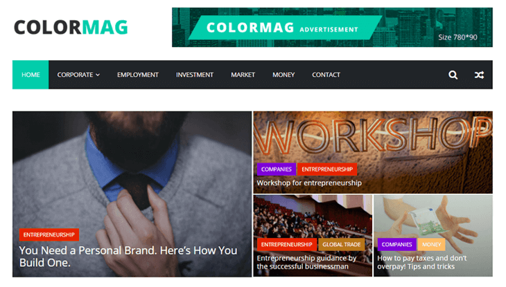 ColorMag Magazine Best Free WordPress Themes