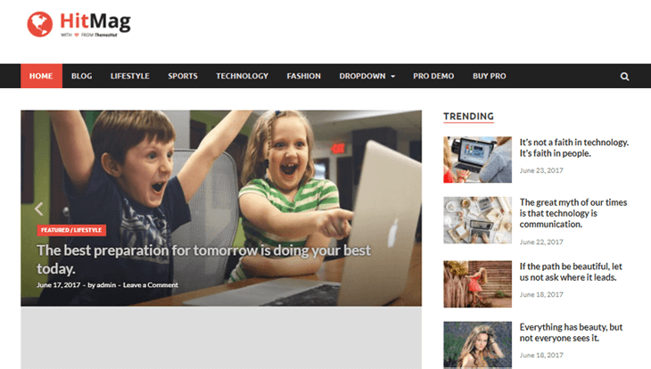 HitMag Magazine WordPress Theme
