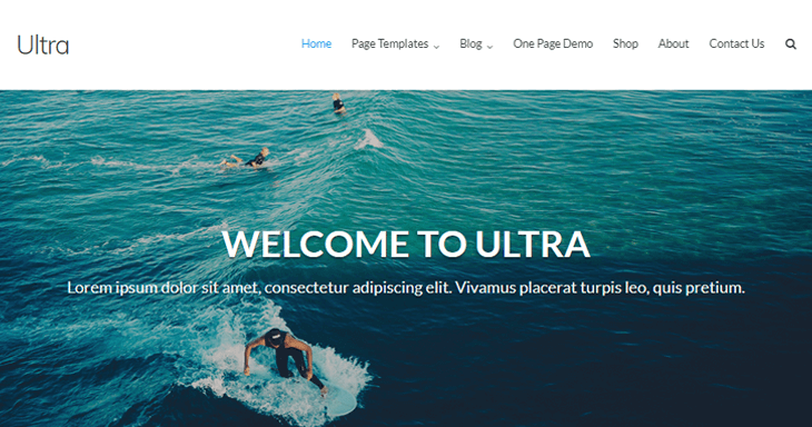 Ultra WordPress Blog Theme